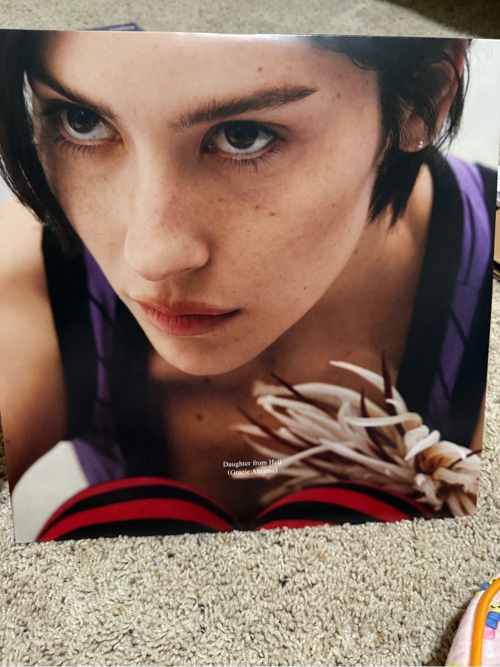 Signed Gracie Abrams “Daughter from Hell” vinyl